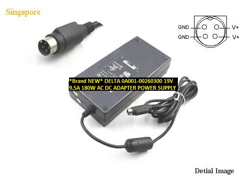 *Brand NEW* DELTA 0A001-00260300 19V 9.5A 180W AC DC ADAPTER POWER SUPPLY